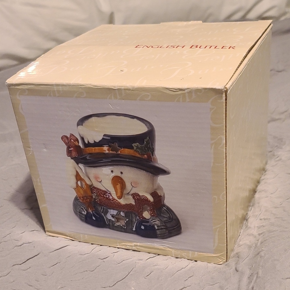 English Butler Snowman Wax Warmer